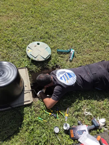 REPARATION D'UNE POMPE DE RELEVAGE, Marseille, STAES ELEC