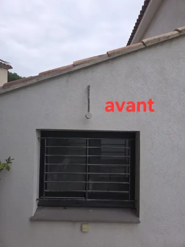 Création d'éclairage extérieur dans le jardin, éclairage à détection à Bouc Bel Air, Marseille, STAES ELEC