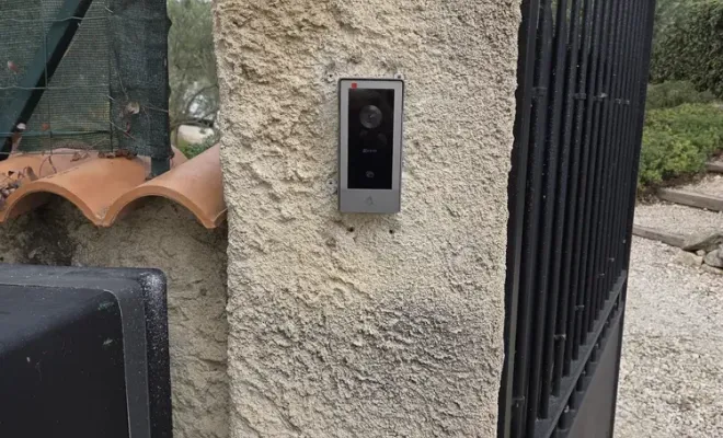 Nouveau changement de visiophone à Ventabren, Marseille, STAES ELEC