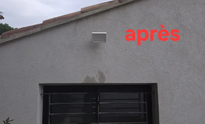 Création d'éclairage extérieur dans le jardin, éclairage à détection à Bouc Bel Air, Marseille, STAES ELEC