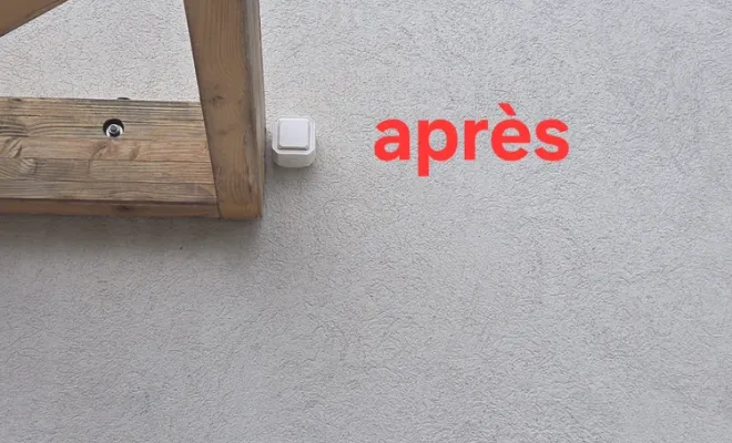 Création d'éclairage extérieur dans le jardin, éclairage à détection à Bouc Bel Air, Marseille, STAES ELEC