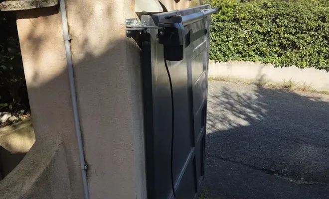 dépose et pose d'un automatisme de portail à Bouc Bel Air, Marseille, STAES ELEC