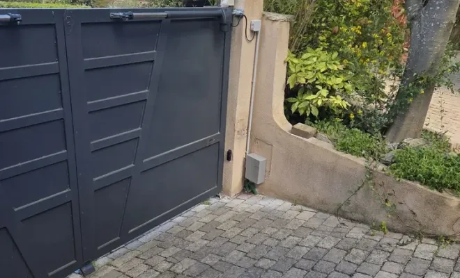 dépose et pose d'un automatisme de portail à Bouc Bel Air, Marseille, STAES ELEC